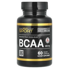 BCAA Acides aminés à chaîne ramifiée AjiPure® 2:1:1 avec L-leucine L-isoleucine et L-valine 500 mg 60 capsules