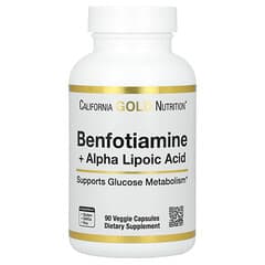 Benfotiamine + acide alpha-lipoïque et L-leucine 90 capsules