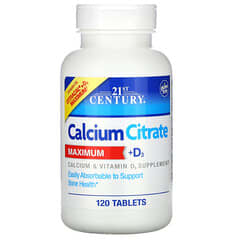 Citrate de calcium Maximum + Vitamine D3 120 comprimés