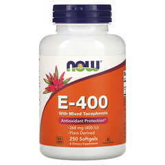 E-400 avec tocophérols mixtes 268 mg (400 UI) 250 capsules à enveloppe molle
