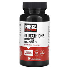Force Factor Glutathion (réduit) 500 mg 60 capsules