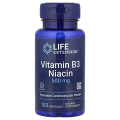 Vitamine B3 niacine 500 mg 100 capsules